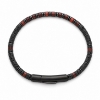 Billede af Gentleman's "Omar" armbånd stål m. ægte sten (18-21 cm)