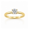 Billede af Belladi "Pamela" ring forgyldt sølv m. cz (str. 52-57)