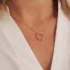 Billede af Mads Z "Luxury Rainbow Petite" vedhæng 14 kt. guld m. ædelsten (ekskl. kæde)