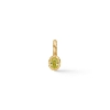 Billede af Studio Z "My Month - August" Fødselssten vedhæng forgyldt sølv m. peridot zirkonia (ekskl. kæde)