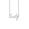 Billede af Studio Z "Name Tag - EMILY" halskæde sølv (40-45 cm)