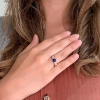 Billede af Ring lapiskugle 6,0 mm. 925s. 