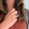 Billede af Ring lapiskugle 6,0 mm. 925s. 