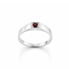 Billede af Ring ægte granat 2½ mm 925s