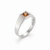Billede af Ring m syn sten 4 mm 925s