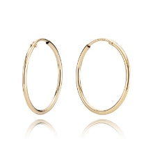 Billede af Creol ørering 1,5 mm. 25 mm. 8kt.