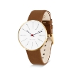 Billede af Arne Jacobsen ur - Bankers - hvid 34mm