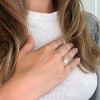 Billede af Ring med råsølv 925s