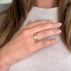 Billede af Ring med syn sten 5,5 mm 8 kt.