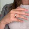 Billede af Ring med syn sten 5,5 mm 8 kt.