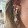 Billede af STINE A Cherry Blossom Twist ørering forgyldt sølv (1 stk.)