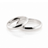 Billede af Vielses & Forlovelses ringe 925 s. (br. 3,5 mm. tk. 1,5 mm.)