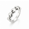 Billede af Ring m. 5 hjerter 925s