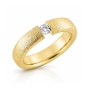 Billede af Ring flying diamond, 0,15 w/vs. 14 kt.