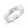 Billede af Ring flying diamond, 0,20 w/vs. 14 kt. hvg.