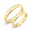 Billede af Vielses & Forlovelses ringe 14 kt. (br. 3,5 mm. tk. 1,5 mm.)