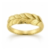 Billede af Ring med blade 14 kt. 