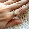 Billede af Rosetring brill. 0,25 ct. w/vs. + 8* 0,04 ct. w/vs. 14 kt. 