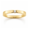 Billede af Alliancering brillant 0,04 w/vs. 14 kt. guld