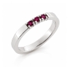 Billede af Allia. ring 3* ægte rubin 14 kt. hvg.