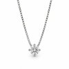 Billede af Collie med brill. 0,40 ct. w/si. 4 grab. chatonsfatn. ven. tr. 0,8 mm. 42 cm. 14 kt. hvg.