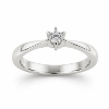 Billede af Dream Ring brillant 0,10 w/vs 14 kt. hvg. 585