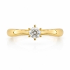 Billede af Dream Ring brillant 0,25 w/vs 14 kt. 585