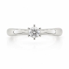 Billede af Dream Ring brillant 0,25 w/vs 14 kt. hvg. 585