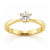 Billede af Dream Ring brillant 0,35 w/vs 14 kt. 585
