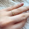 Billede af Dream Delux Ring 4 grab. brill. 0,75 w/vs. 14 kt.   
