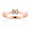 Billede af Dream Delux Ring 4 grab. brill. 0,10 w/vs. 14 kt. rosa