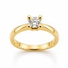 Billede af Dream Delux Ring 4 grab. brill. 1,00 w/vs. 14 kt.   