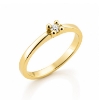 Billede af Lux Ring 4 grab. brill. 0,03 w/pi. 8 kt. 