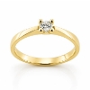 Billede af Lux Ring 4 grab. brill. 0,15 w/pi. 8 kt. 