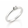 Billede af Lux ring med brill.  0,05 ct. w/pi. 925s.