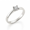 Billede af Lux ring med syn. zirk. 7,0 mm. 925s.