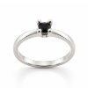 Billede af Lux Ring med sort brill. 0,25 ct. 14 kt. hvg. 