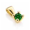 Billede af Lux vedhæng m. smaragd 4,0 mm. ca. 0,26 ct. 14 kt. 
