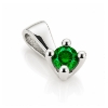 Billede af Lux vedhæng m. smaragd 4,5 mm. ca. 0,37 ct. 14 kt. hvg. 