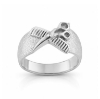 Billede af Ring frisørsaks og kam 925s.