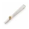 Billede af Slipsenål med 5 mm. 14 kt. golfkugle, slipsenål hvælvet, bredde 5 mm. længde 59 mm. 925s.