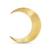 Billede af Jane Kønig Massive Half Moon Stud ørering forgyldt sølv (1 stk)