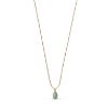Billede af ENAMEL Copenhagen Significant Sage halskæde forgyldt messing (50+5 cm)