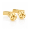 Billede af Manchetknapper massiv knude 11,5 mm. 8 kt.