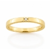 Billede af Alliancering 8 kt. m. diamant 0,02 w/si.