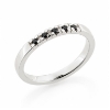 Billede af Alliancering 5* 0,02 black, 925s (br. 2,4-tk. 1,8 mm.)