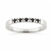 Billede af Alliancering 5* 0,02 black, 925s (br. 2,4-tk. 1,8 mm.)