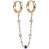 Billede af ENAMEL Copenhagen Lola Chain ørering forgyldt messing (1 stk.)