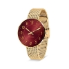 Billede af Arne Jacobsen ur - Station - Bourgogne Rød 34mm