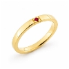 Billede af Alliancering 1* rubin 0,02 ct. 8 kt. 333